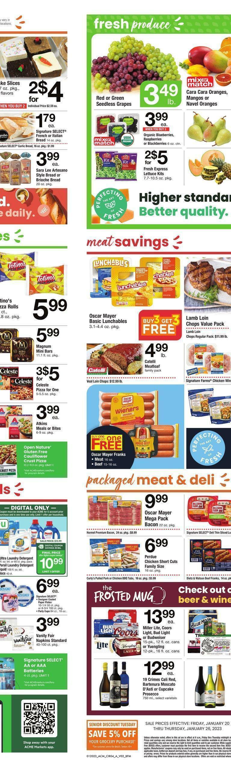 ACME Markets Weekly Ad from January 20
