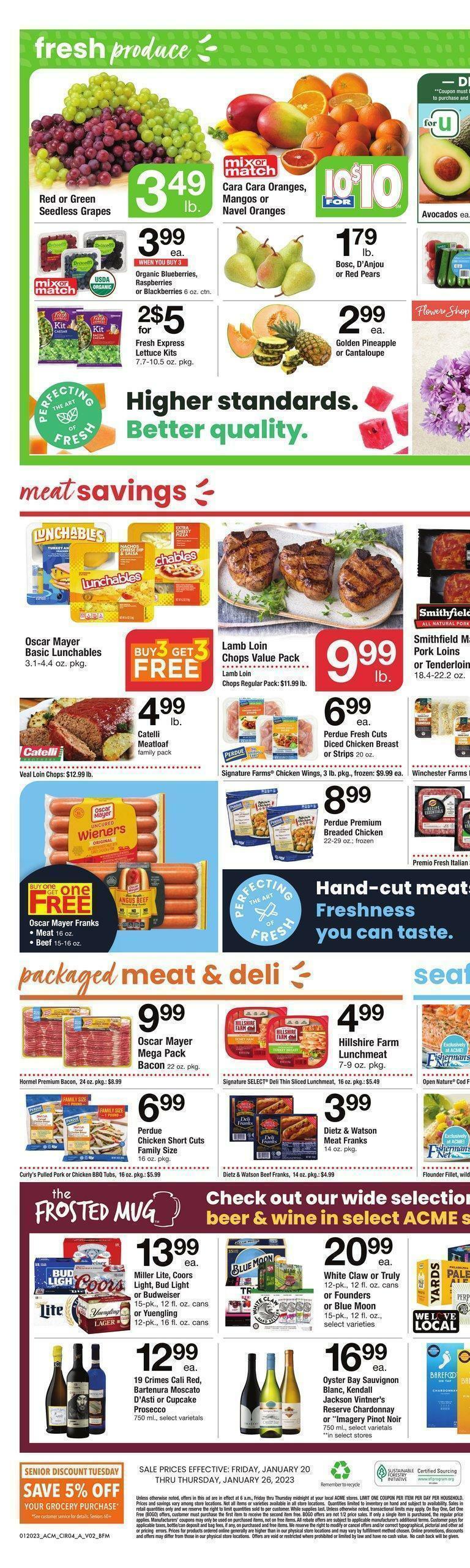 ACME Markets Weekly Ad from January 20