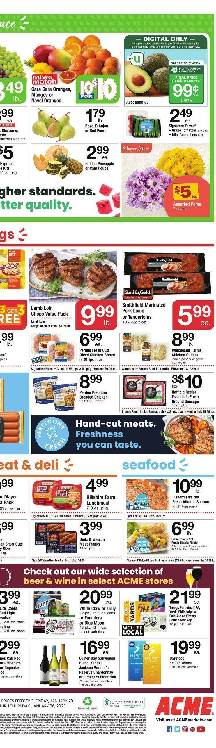 ACME Markets Weekly Ad from January 20