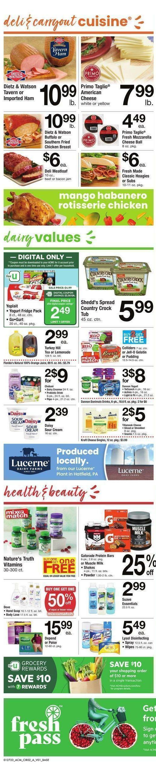 ACME Markets Weekly Ad from January 27