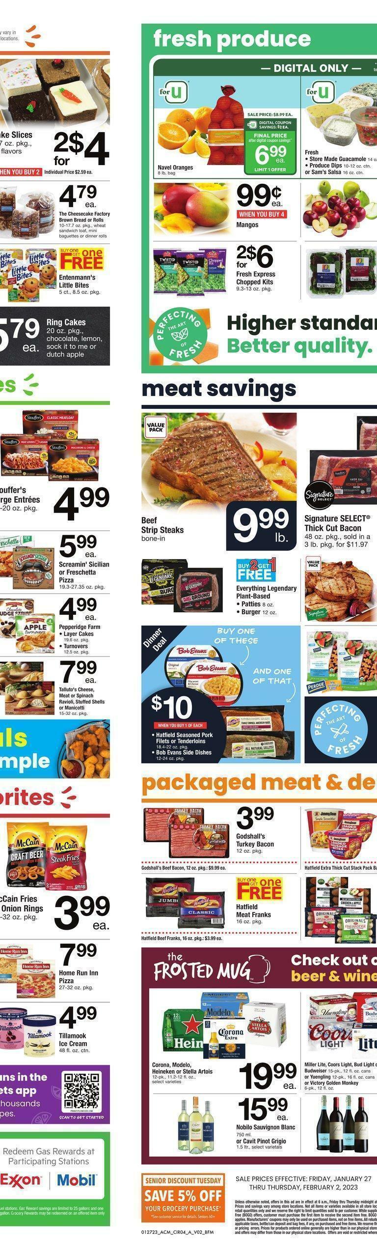 ACME Markets Weekly Ad from January 27