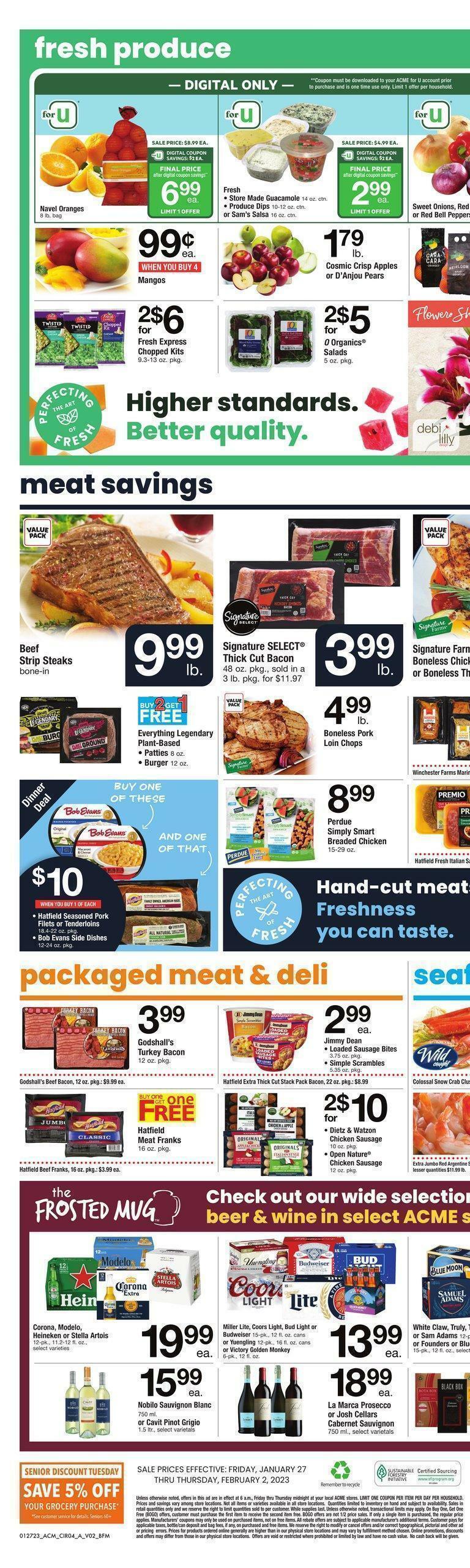 ACME Markets Weekly Ad from January 27