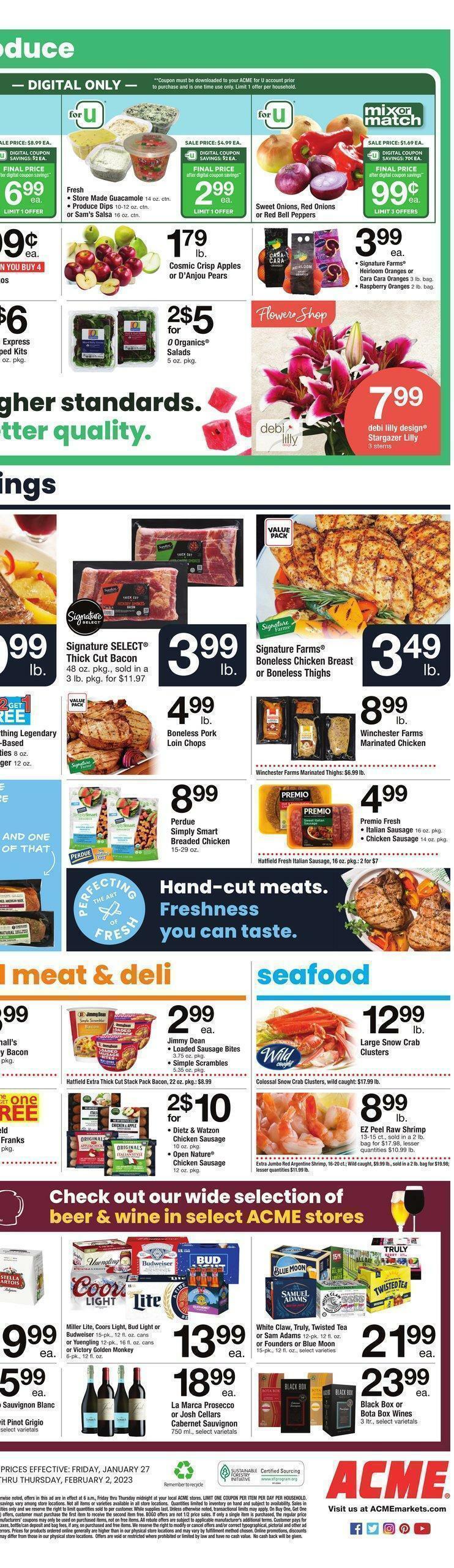 ACME Markets Weekly Ad from January 27