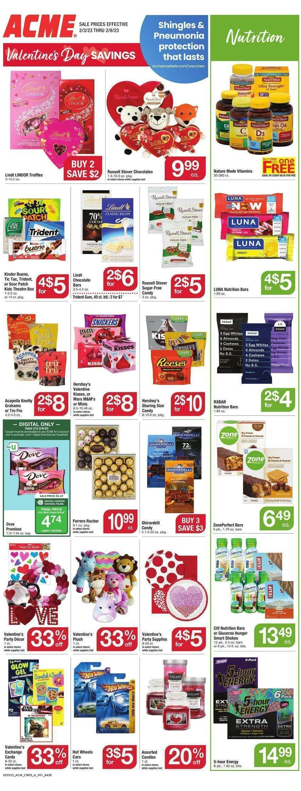 ACME Markets Weekly Ad from February 3