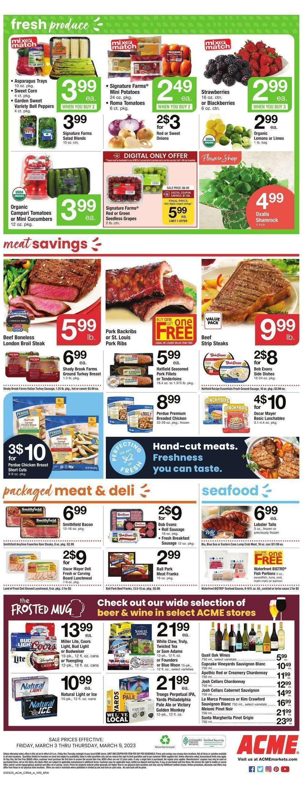 ACME Markets Weekly Ad from March 3