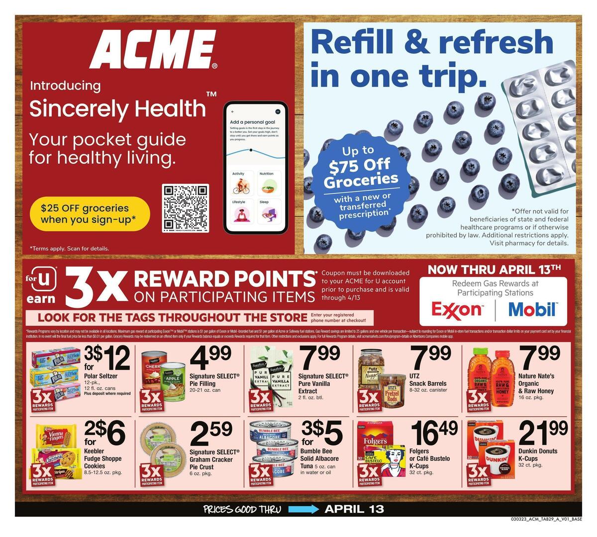 ACME Markets Big Book of Savings Weekly Ad from March 3
