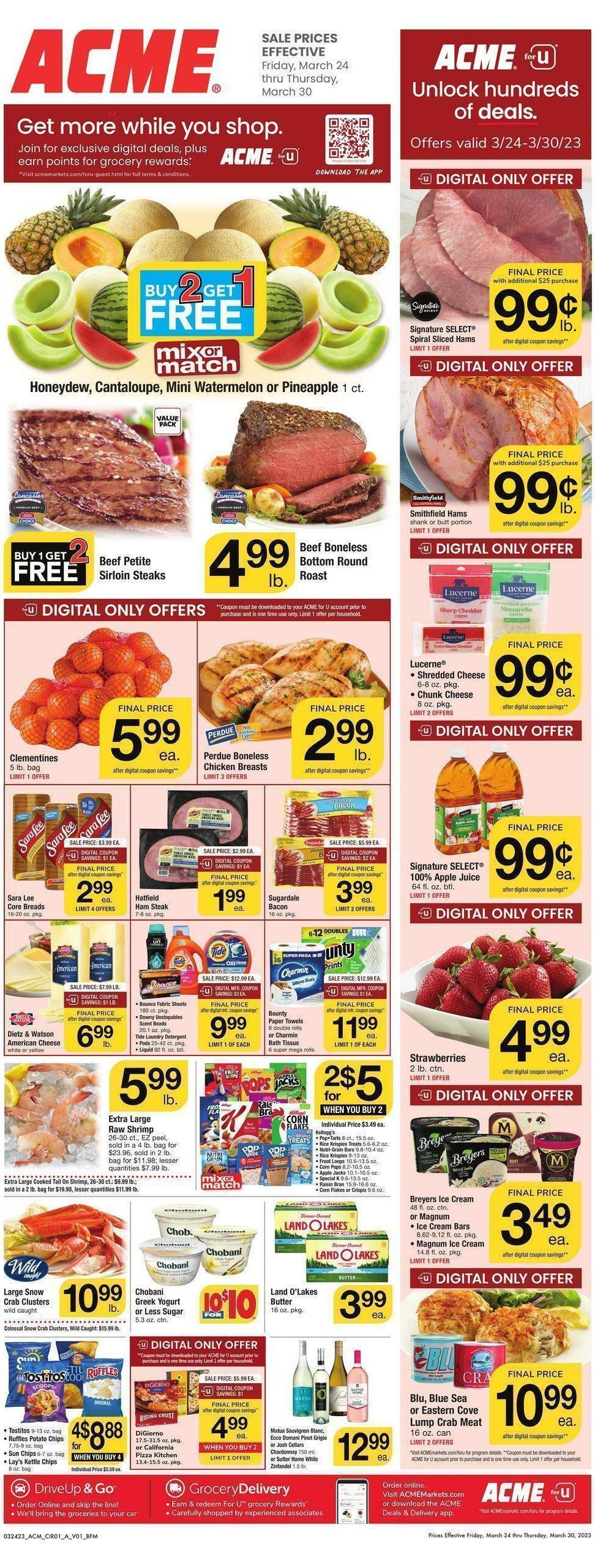 ACME Markets Weekly Ad from March 24