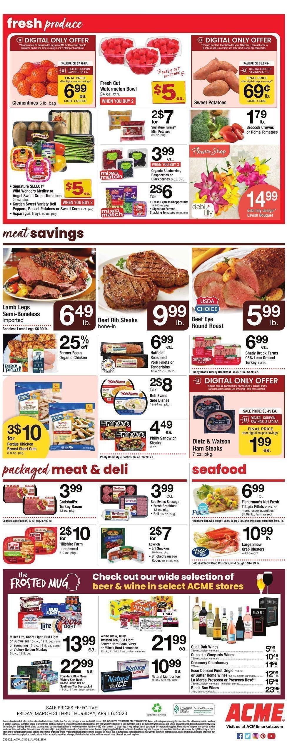 ACME Markets Weekly Ad from March 31