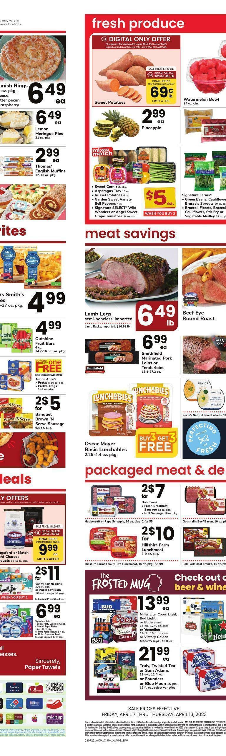 ACME Markets Weekly Ad from April 7