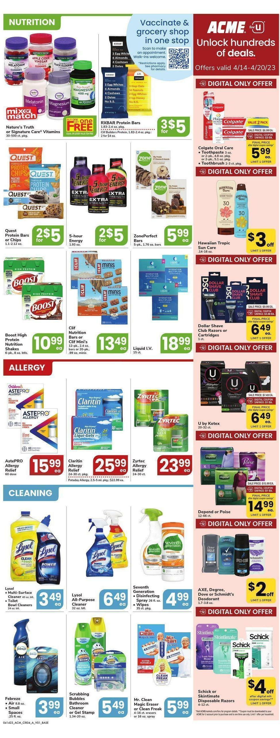 ACME Markets Weekly Ad from April 14