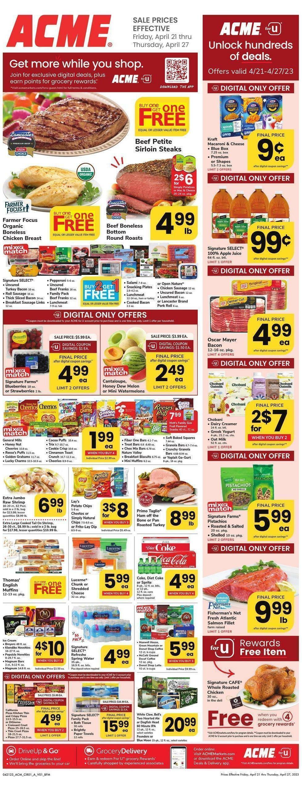ACME Markets Weekly Ad from April 21