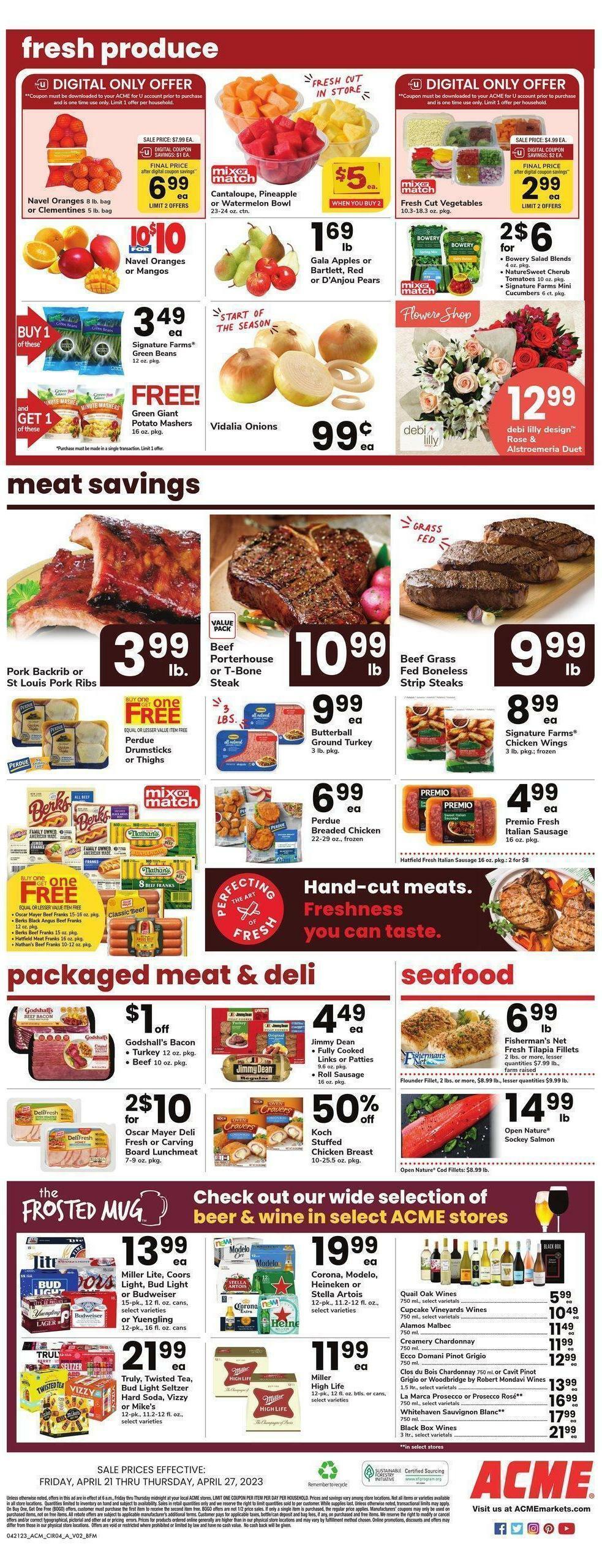 ACME Markets Weekly Ad from April 21