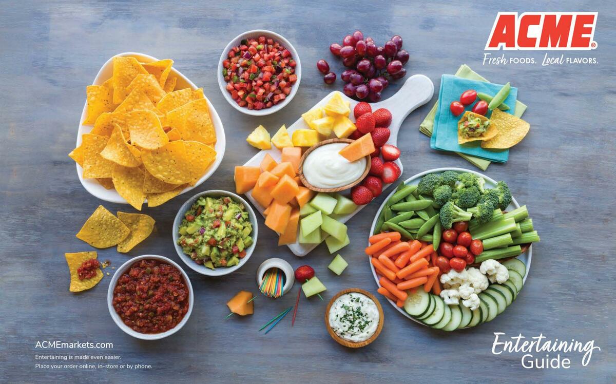 ACME Markets Entertaining Guide Weekly Ad from April 6
