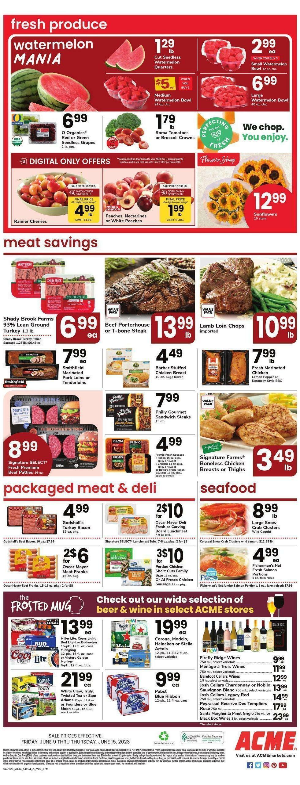 ACME Markets Weekly Ad from June 9