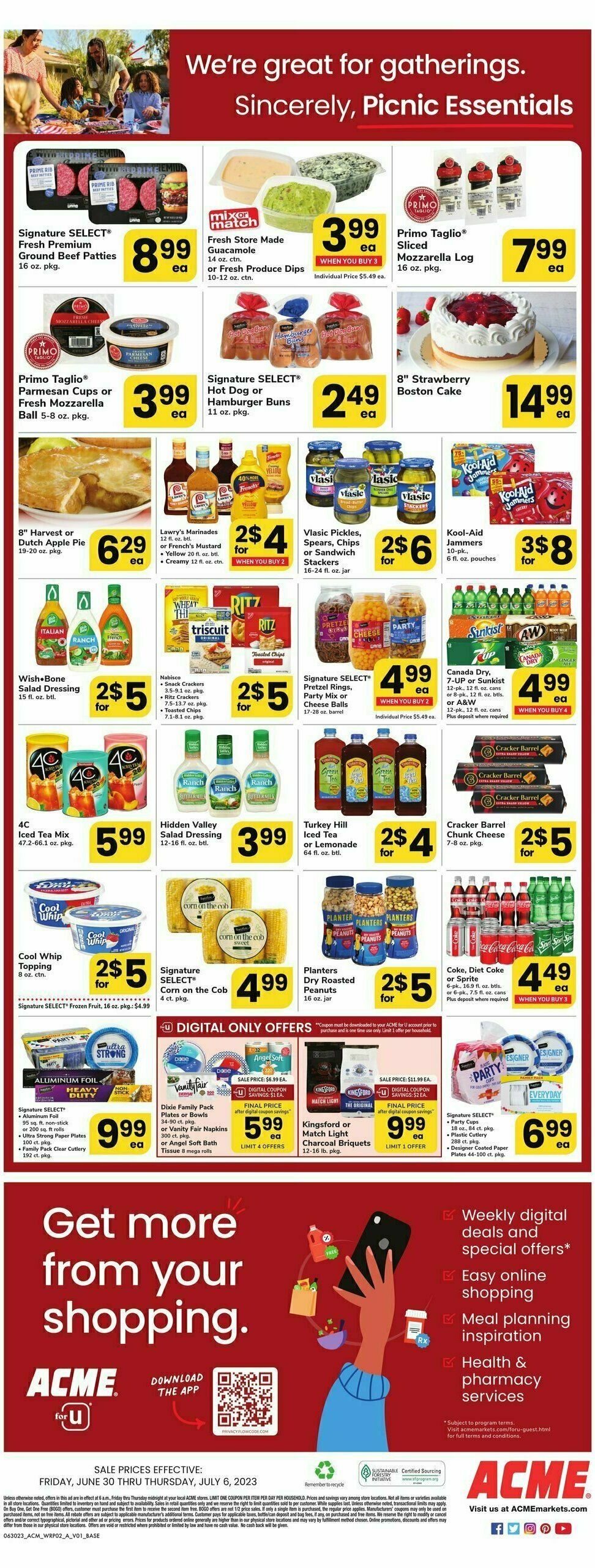 ACME Markets Weekly Ad from June 30
