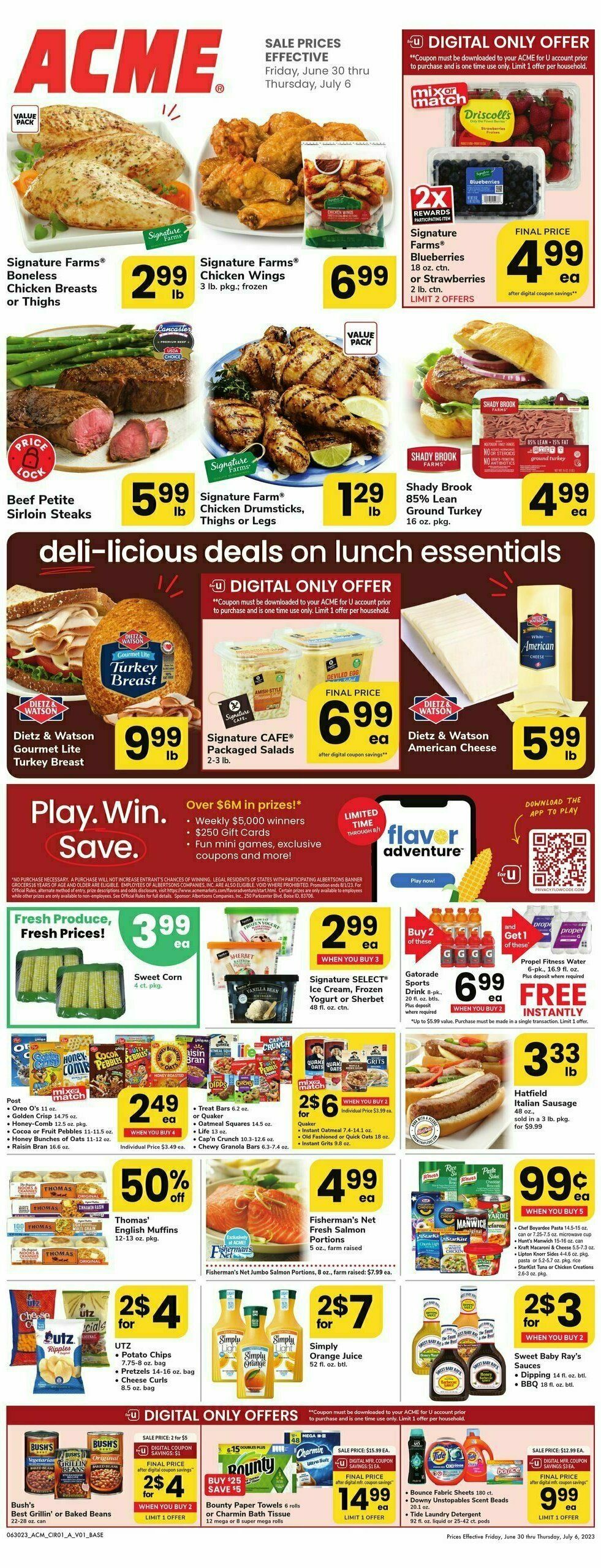 ACME Markets Weekly Ad from June 30