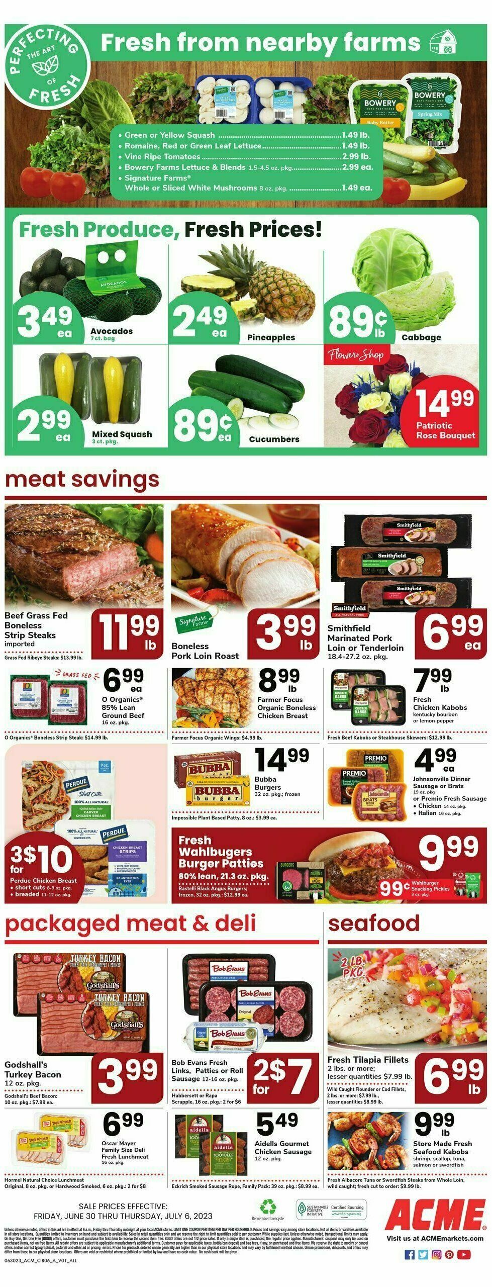 ACME Markets Weekly Ad from June 30