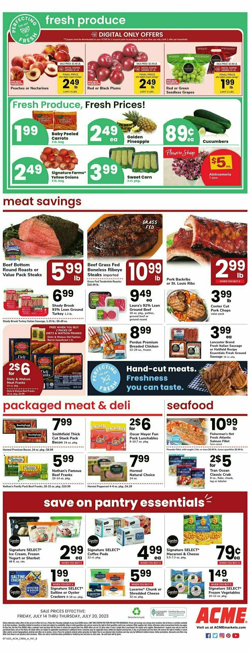 ACME Markets Weekly Ad from July 14