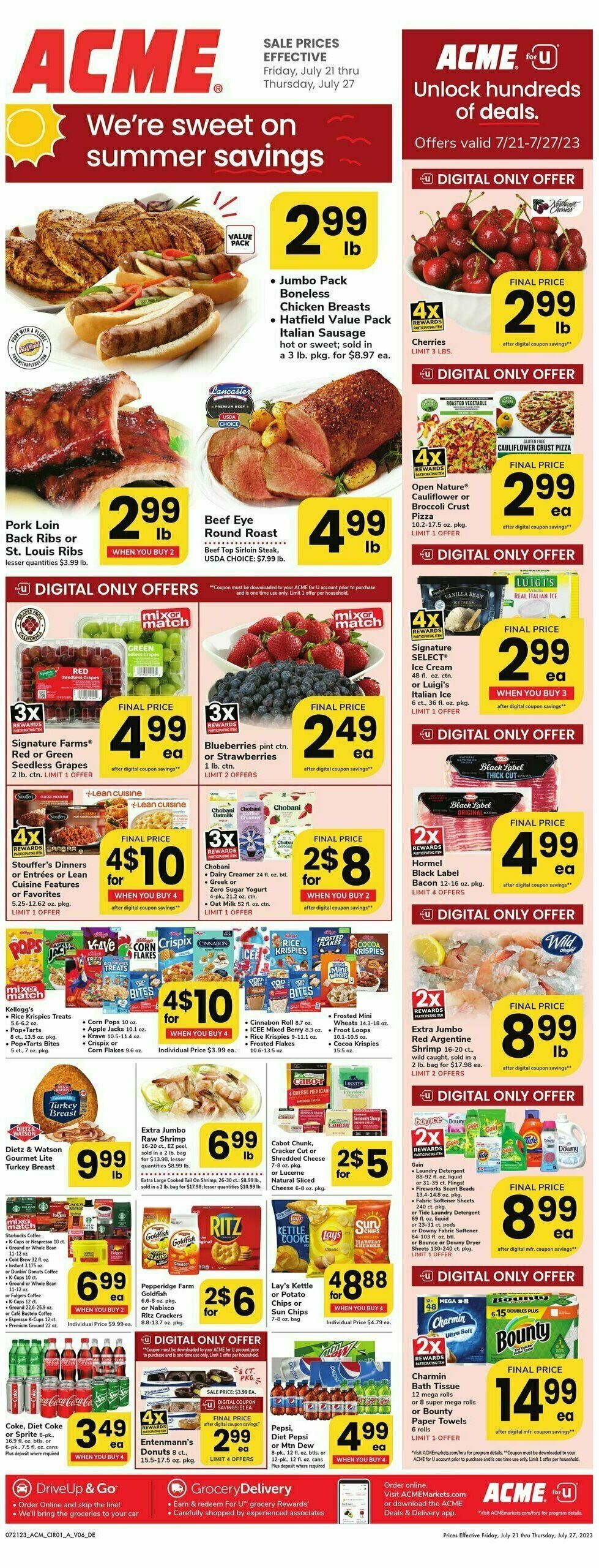 ACME Markets Weekly Ad from July 21