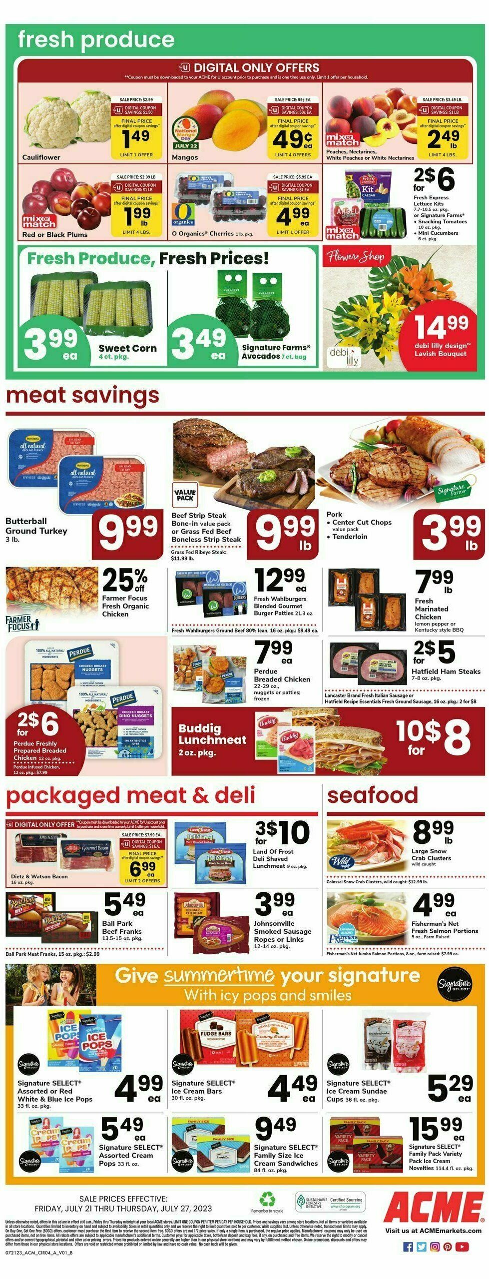 ACME Markets Weekly Ad from July 21