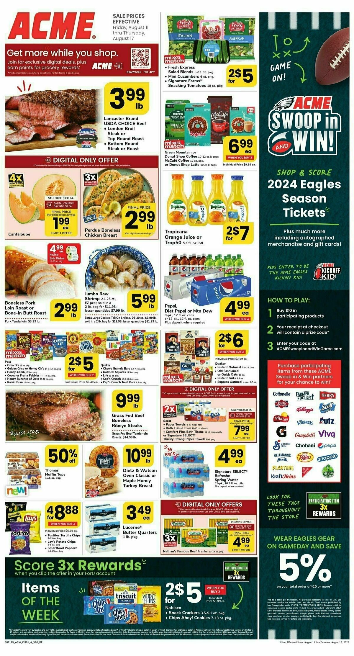ACME Markets Weekly Ad from August 11