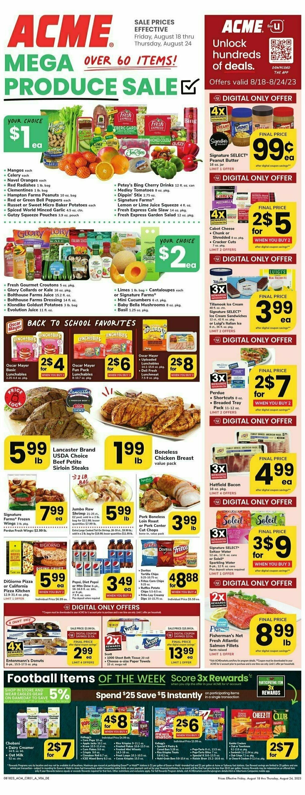 ACME Markets Weekly Ad from August 18