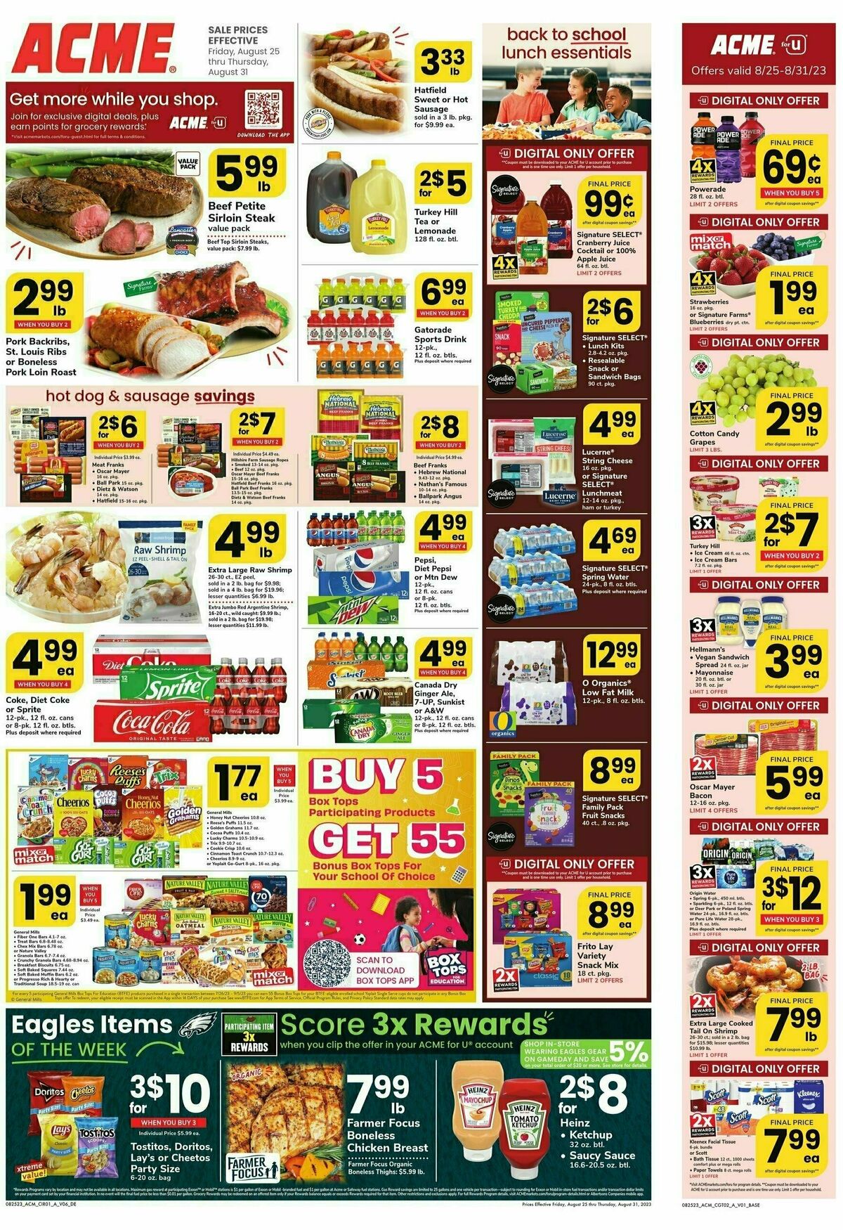ACME Markets Weekly Ad from August 25