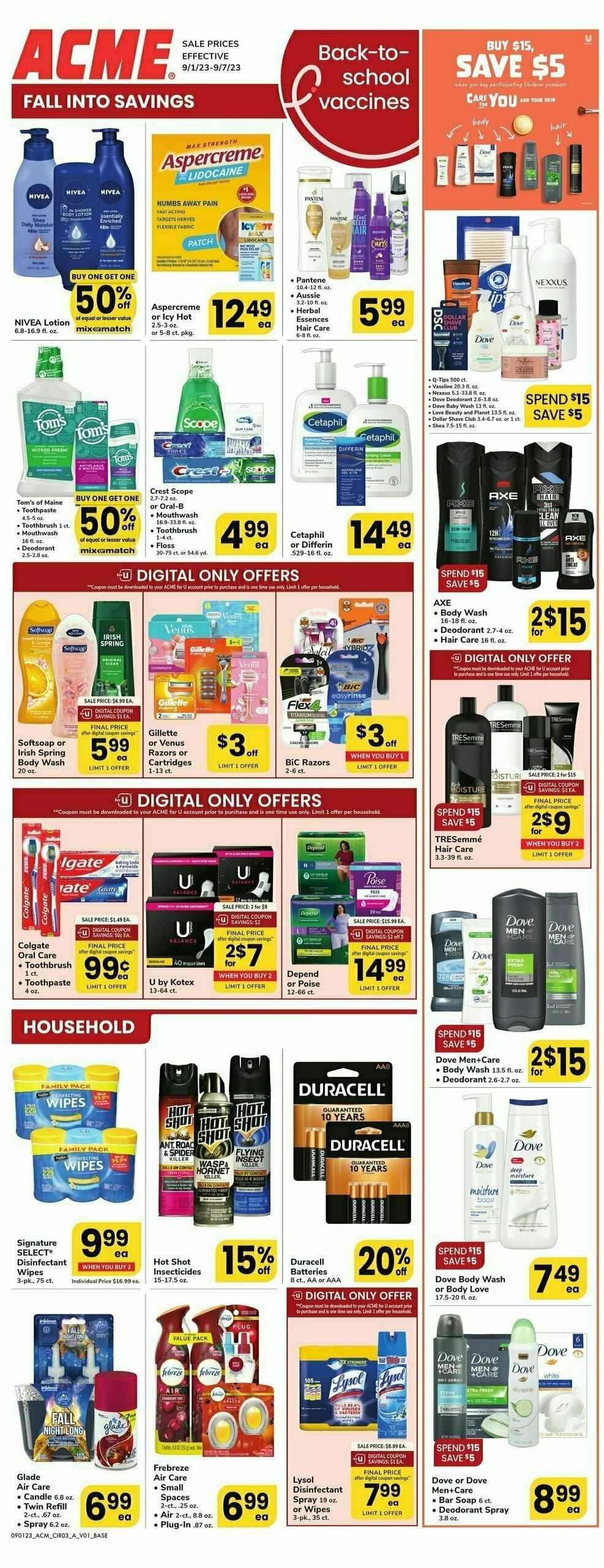 ACME Markets Weekly Ad from September 1