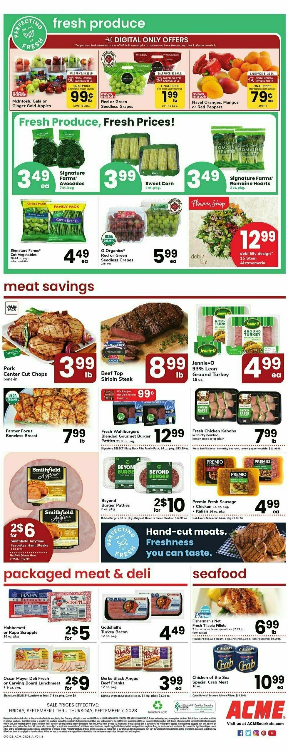 ACME Markets Weekly Ad from September 1