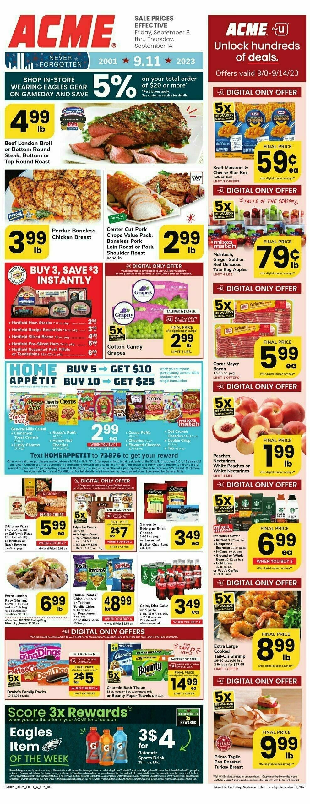 ACME Markets Weekly Ad from September 8