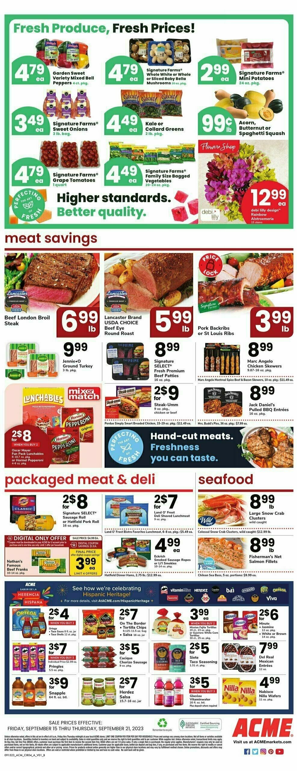 ACME Markets Weekly Ad from September 15