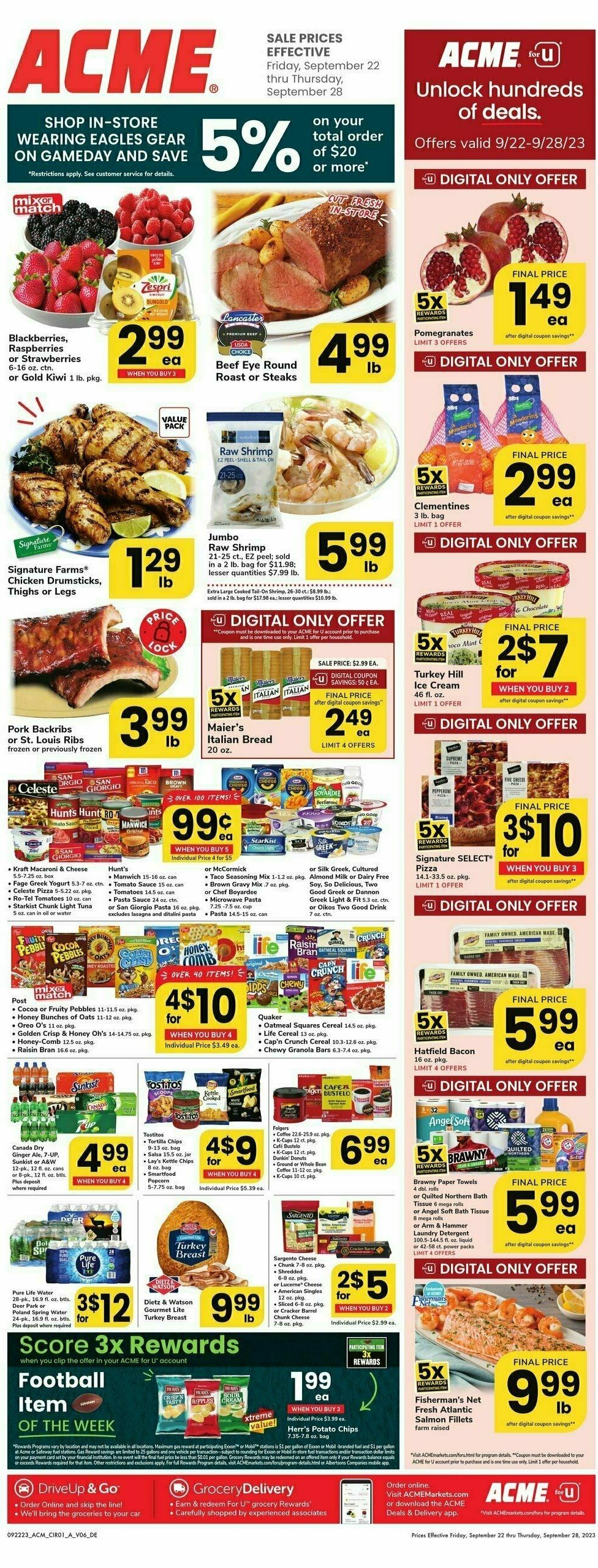 ACME Markets Weekly Ad from September 22