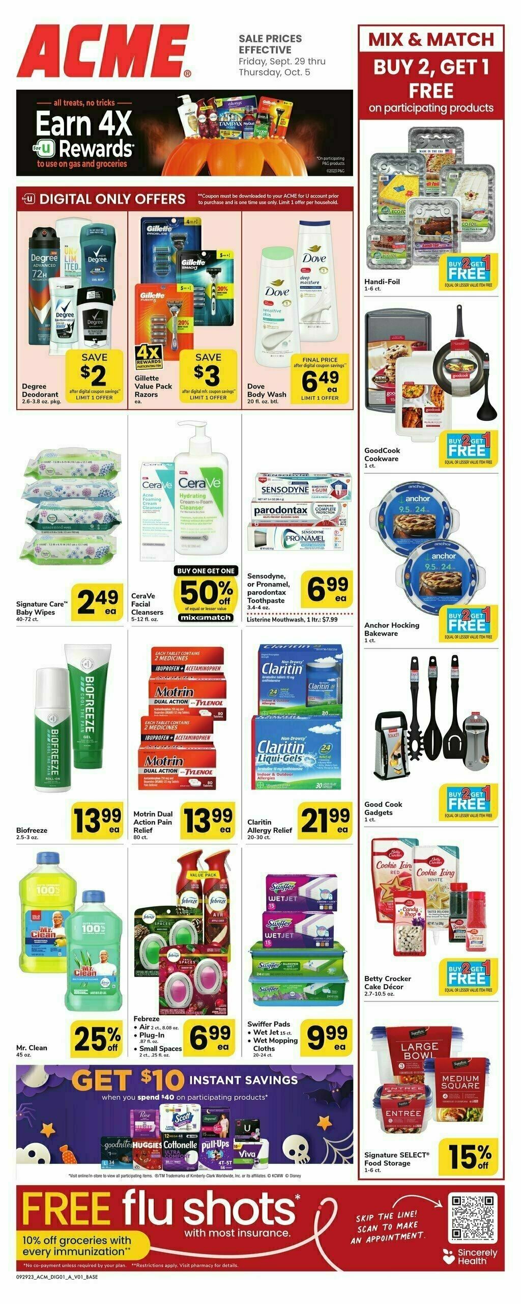 ACME Markets Health, Home & Beauty Weekly Ad from September 29