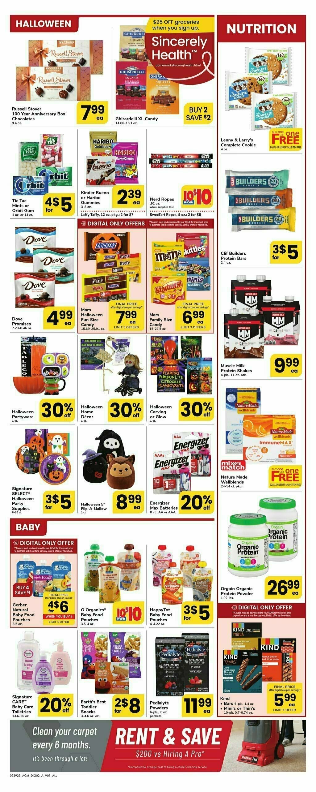 ACME Markets Health, Home & Beauty Weekly Ad from September 29