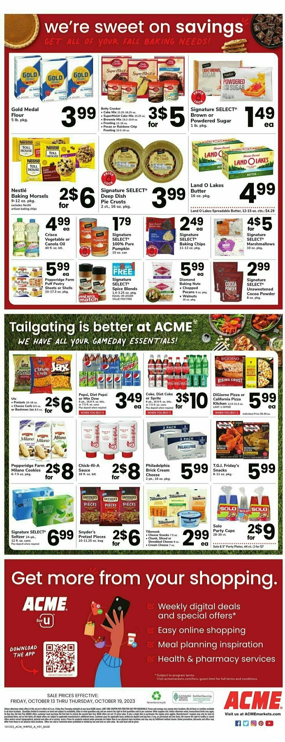 ACME Markets Weekly Ad from October 13