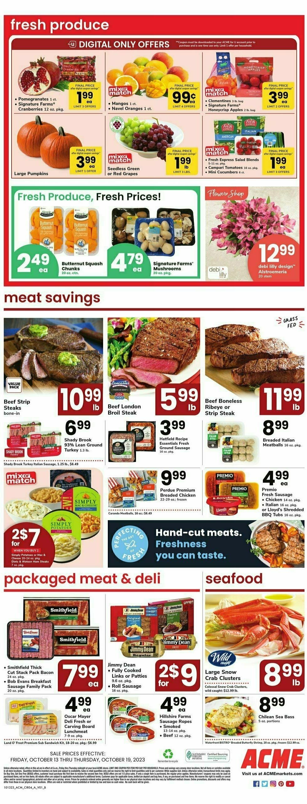 ACME Markets Weekly Ad from October 13
