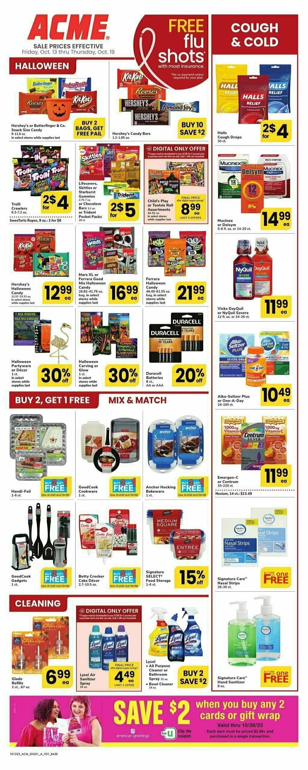 ACME Markets Health, Home & Beauty Weekly Ad from October 13