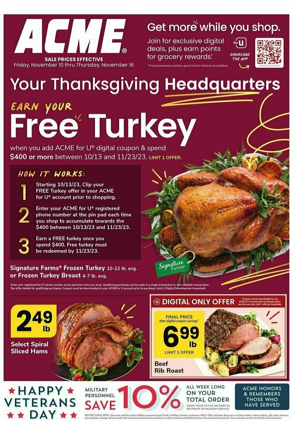 ACME Markets Weekly Ad from November 10
