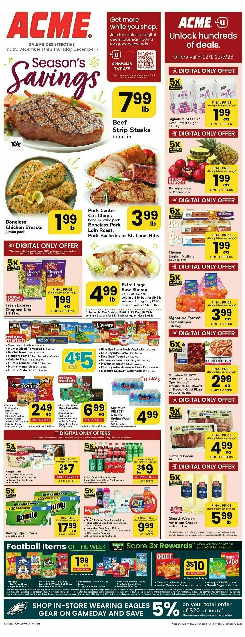 ACME Markets Weekly Ad from December 1