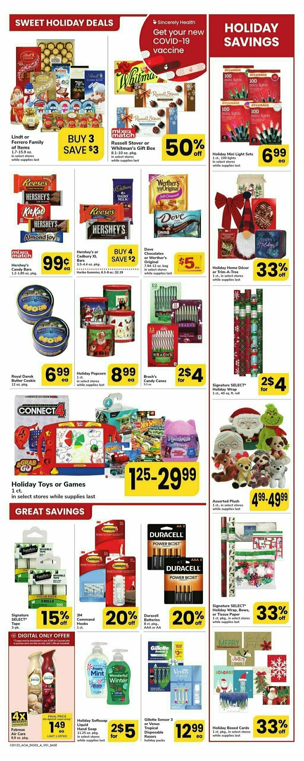 ACME Markets Health, Home & Beauty Weekly Ad from December 1