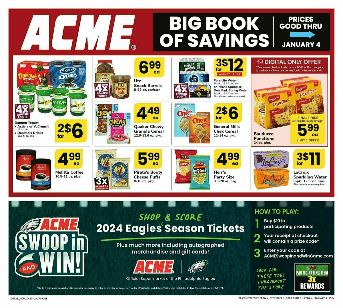 ACME Markets Big Book of Savings Weekly Ad from December 1