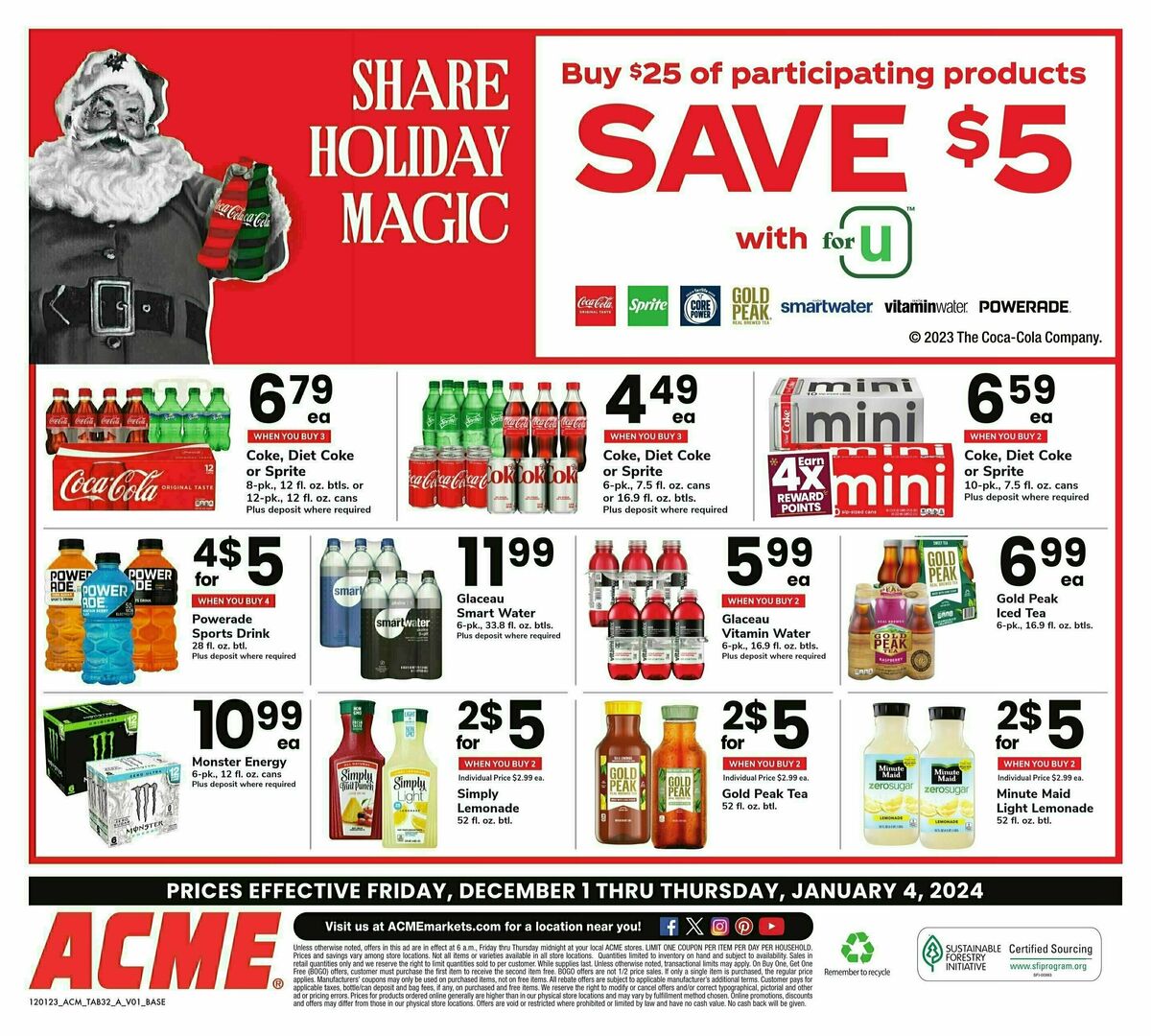 ACME Markets Big Book of Savings Weekly Ad from December 1