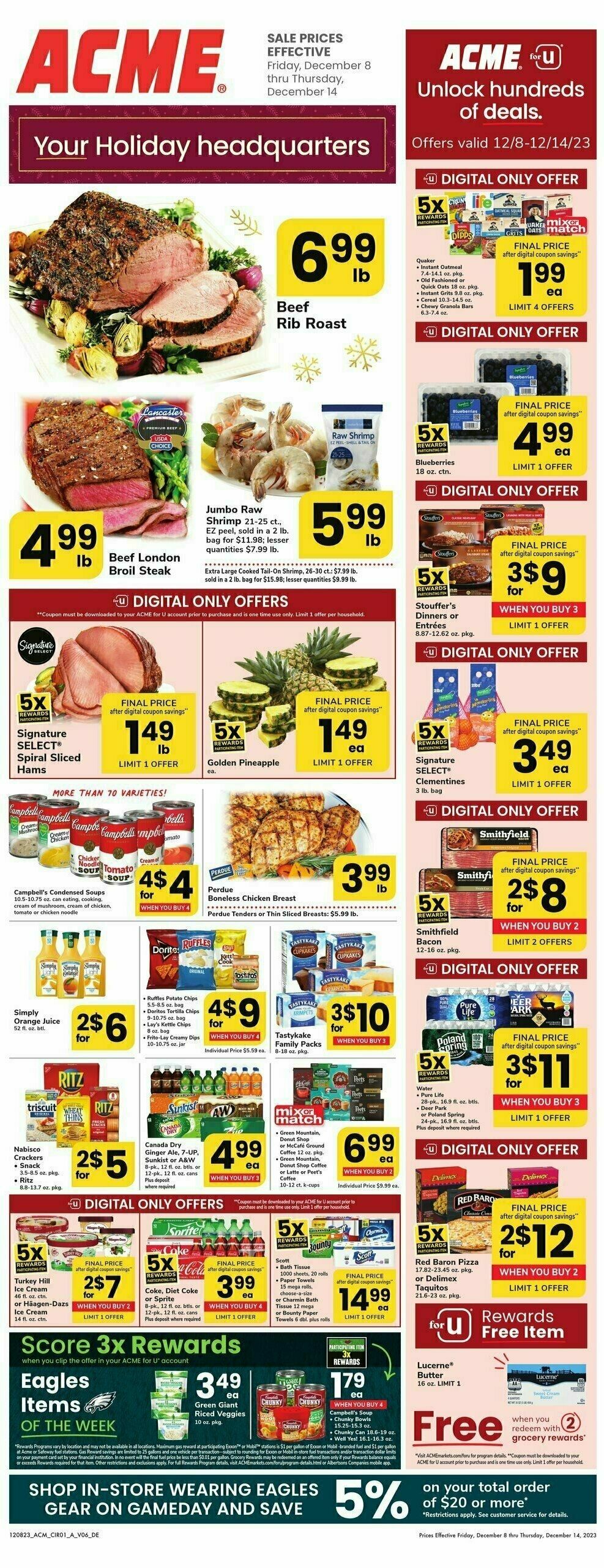 ACME Markets Weekly Ad from December 8