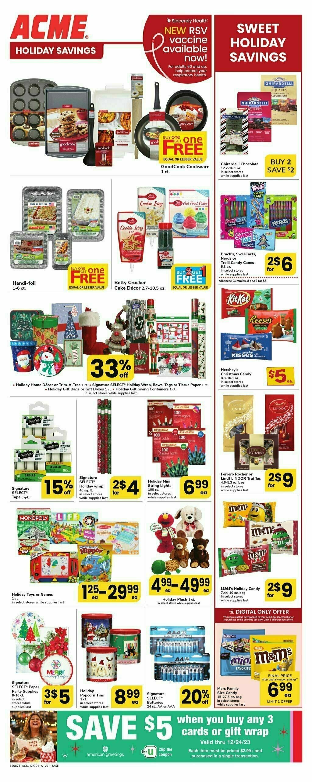 ACME Markets Health, Home & Beauty Weekly Ad from December 8