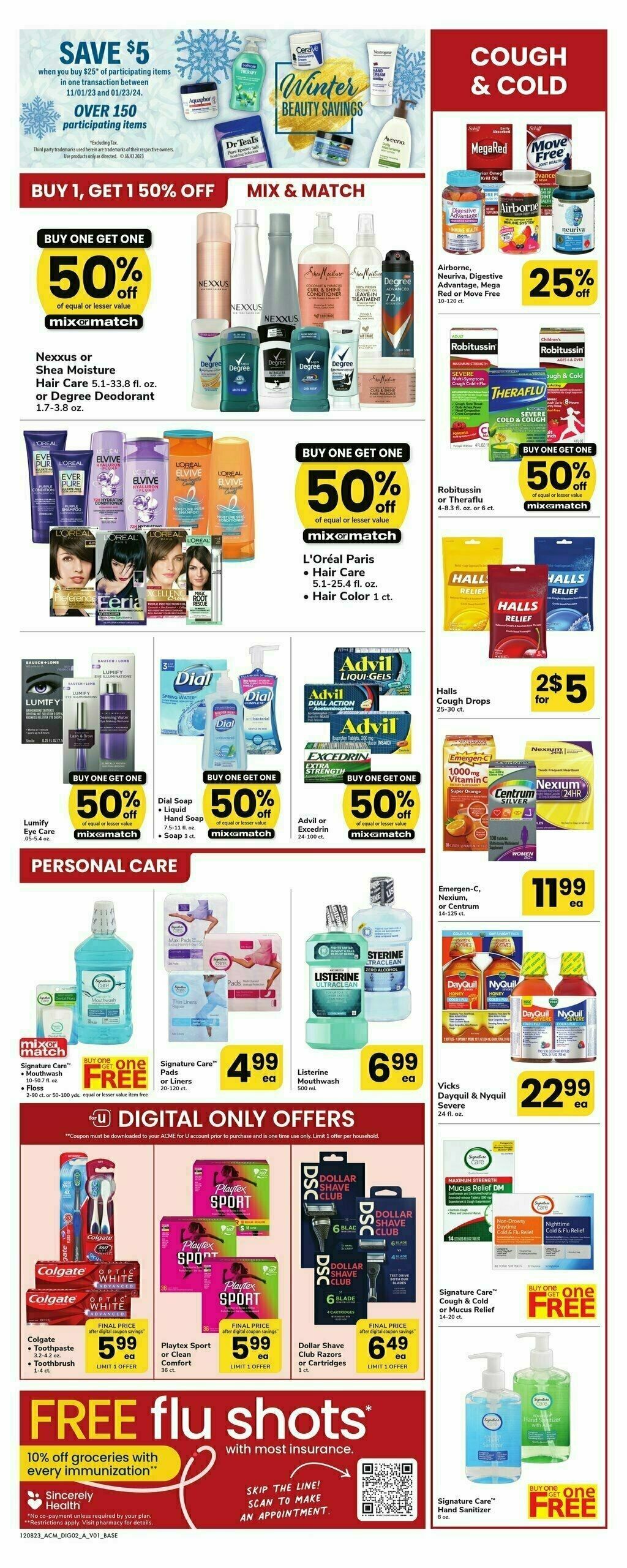 ACME Markets Health, Home & Beauty Weekly Ad from December 8