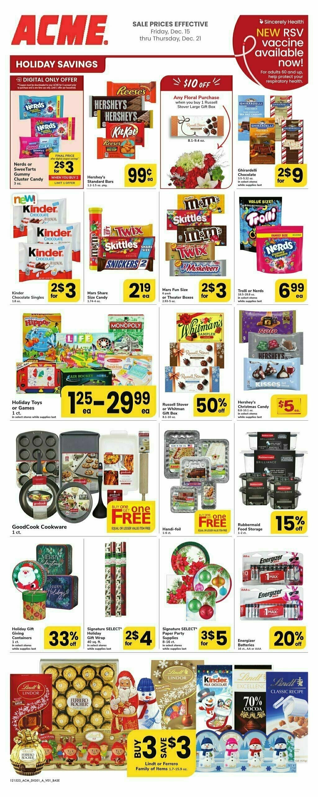 ACME Markets Health, Home & Beauty Weekly Ad from December 15