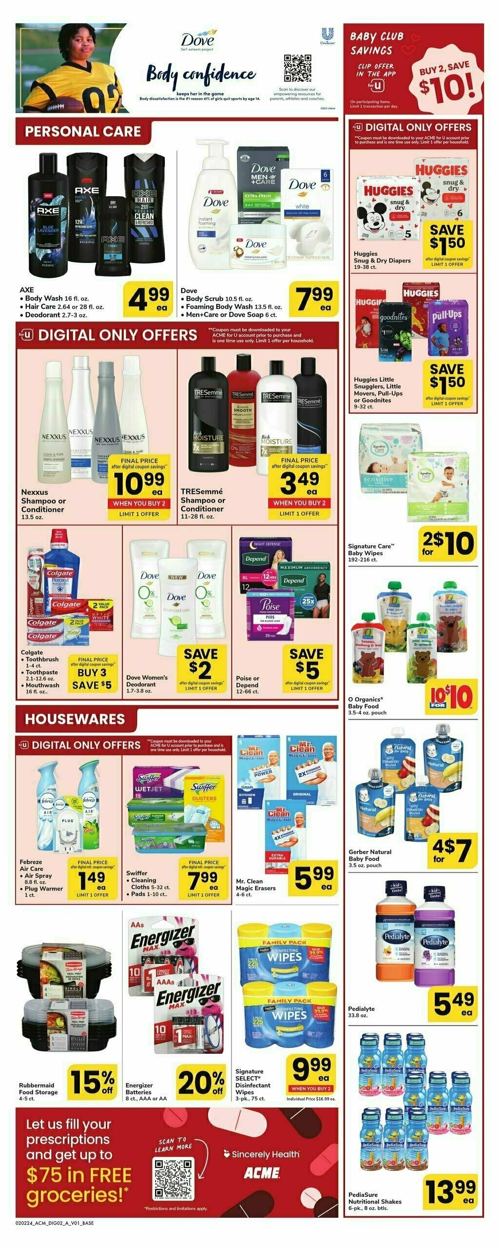 ACME Markets Health, Home & Beauty Weekly Ad from February 2