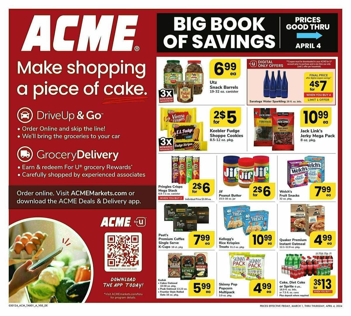 ACME Markets Big Book of Savings Weekly Ad from March 1
