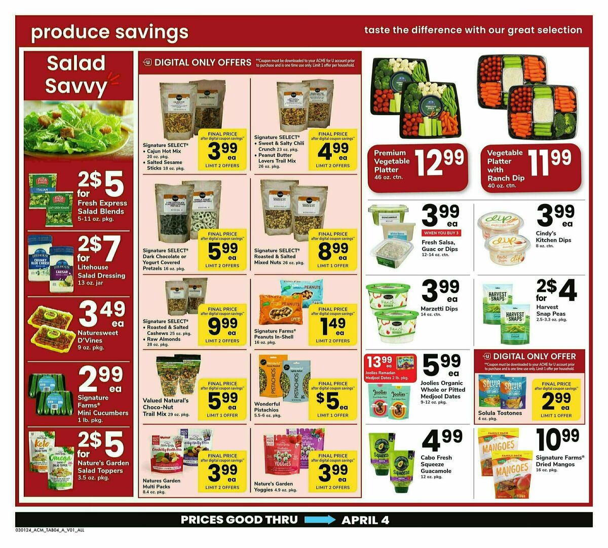 ACME Markets Big Book of Savings Weekly Ad from March 1