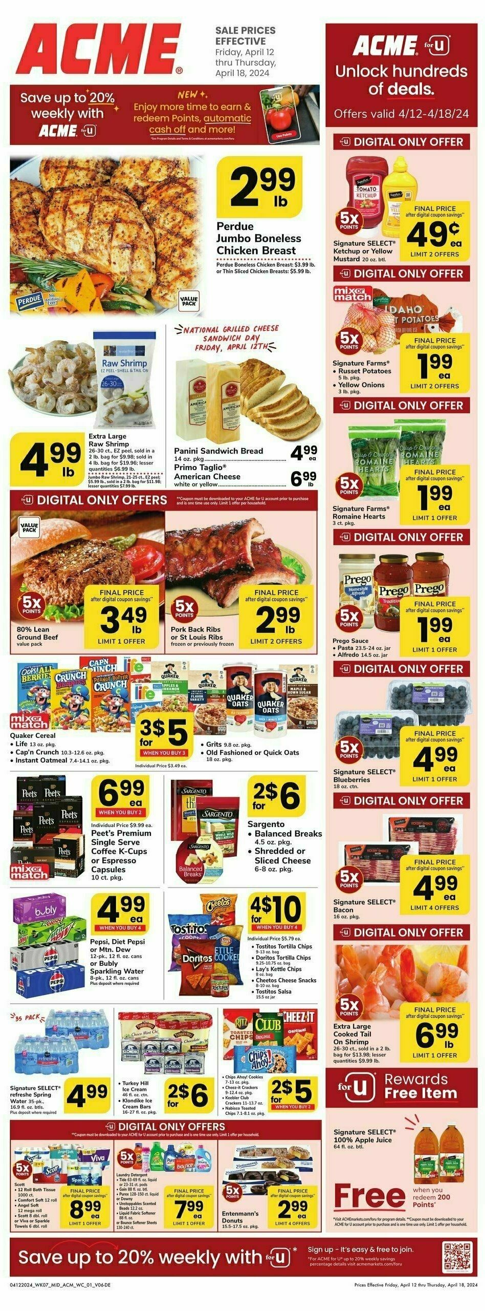 ACME Markets Weekly Ad from April 12